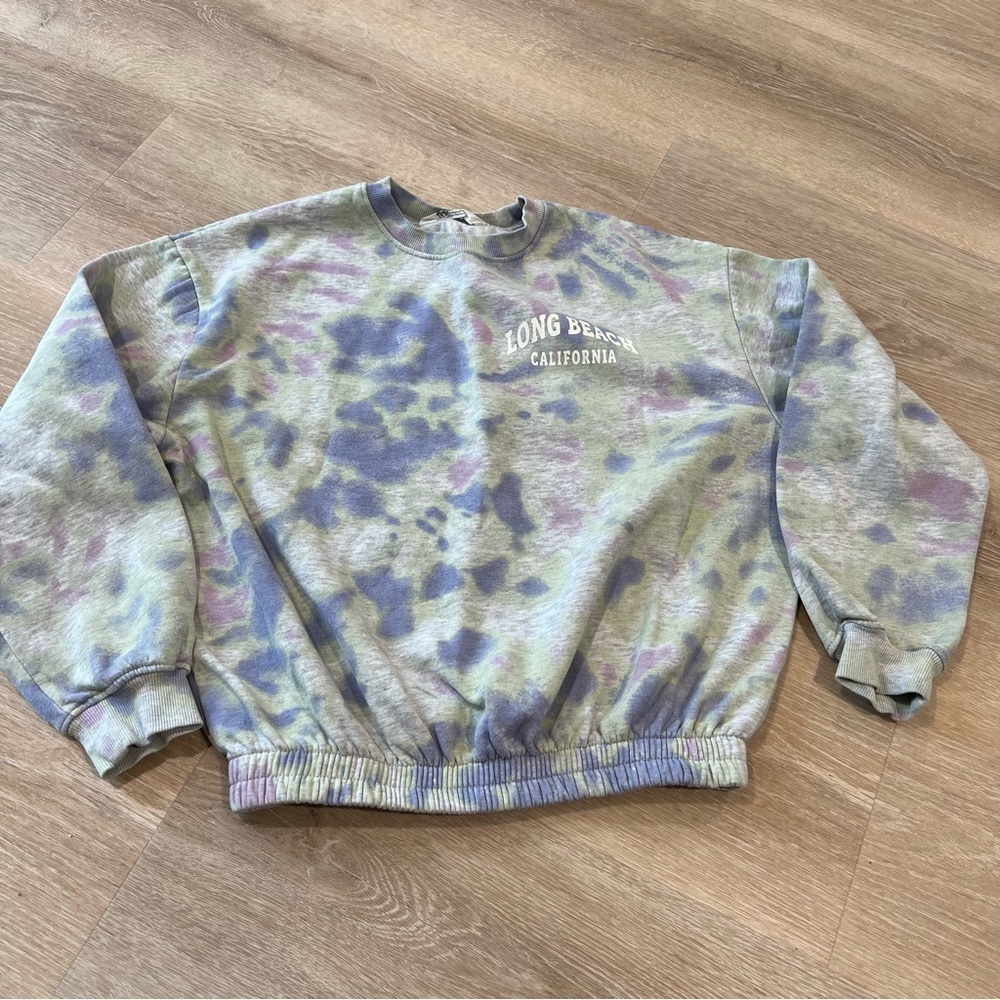 H & M Sweatshirt tie dye size 20 girls Long Beach